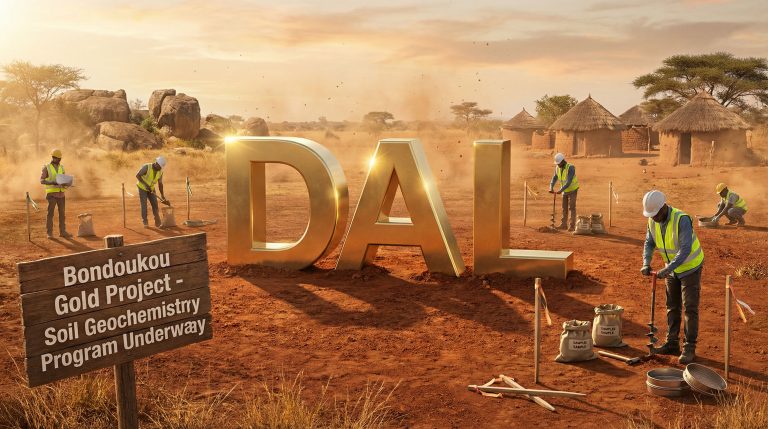 Dalaroo Metals Ltd-DAL-Bondoukou project: Geochemistry work in progress.