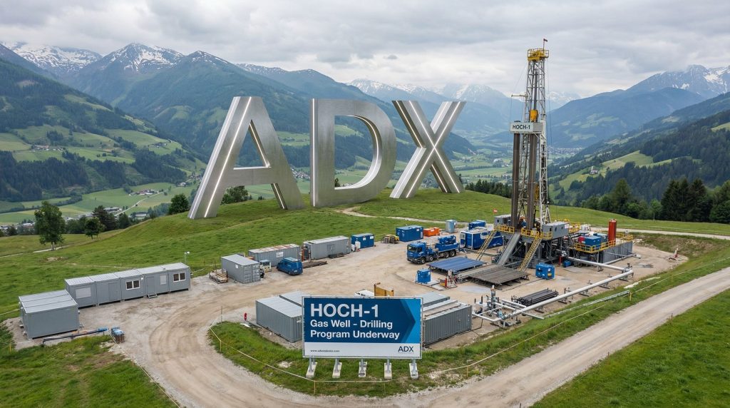 ADX Energy Ltd-ADX-ADX drilling operation in picturesque landscape.