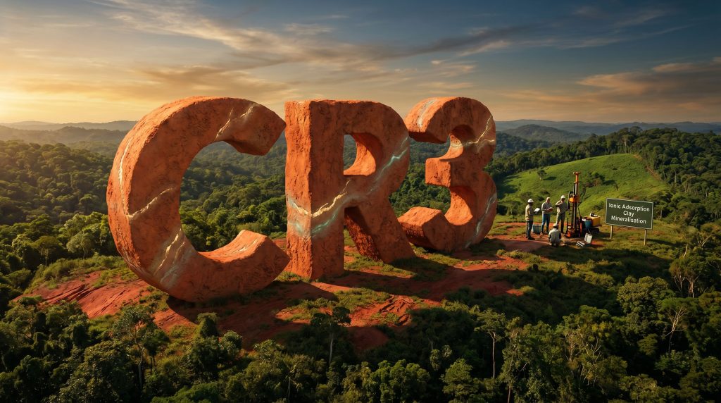Core Energy Minerals Ltd-CR3-CR3 clay mineralisation drilling site