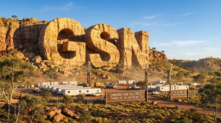Great Southern Mining Ltd-GSN-GSN carved in rocky landscape background.