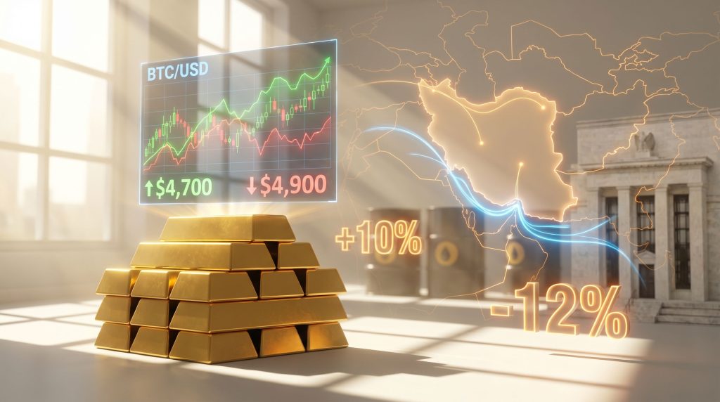 Gold price surge amid Iran ceasefire.
