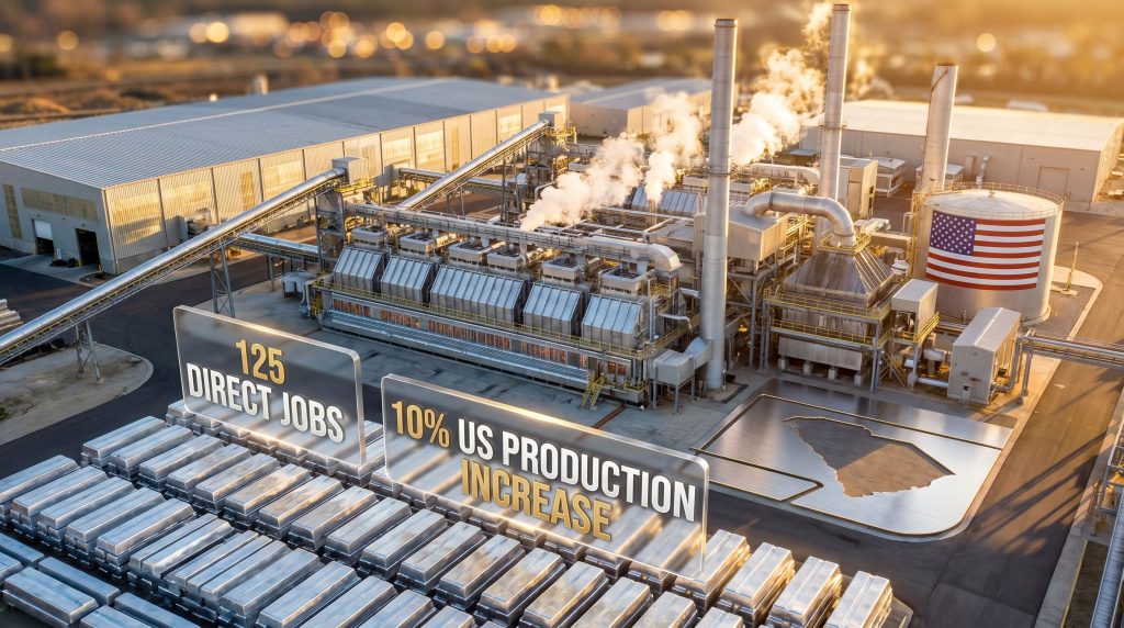 Century Aluminum expansion: plant and job growth.