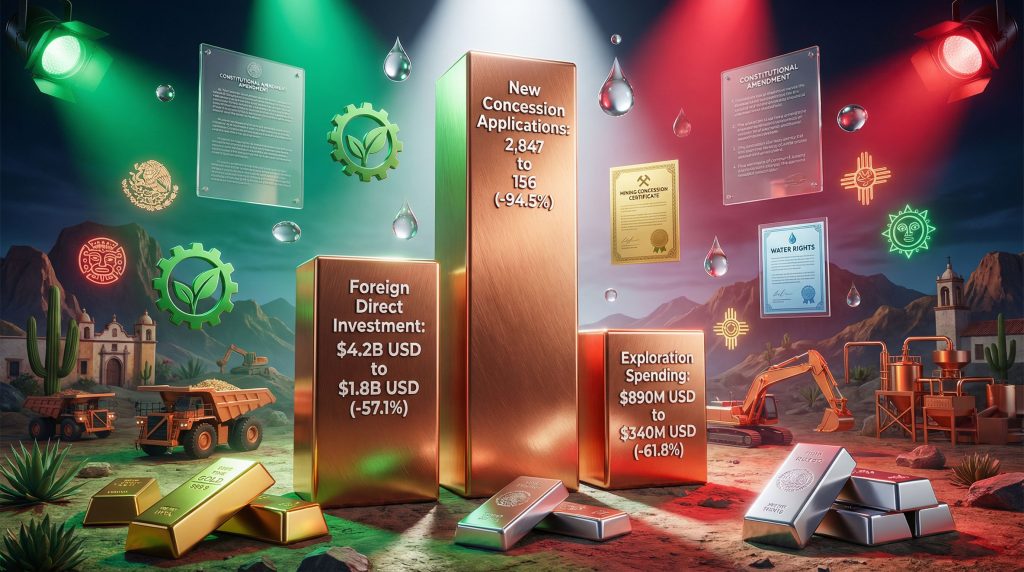 Mining law reform in Mexico impacts economy.