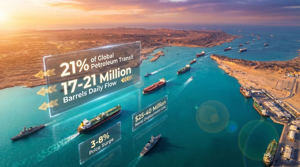Vessels attacked in Strait of Hormuz.