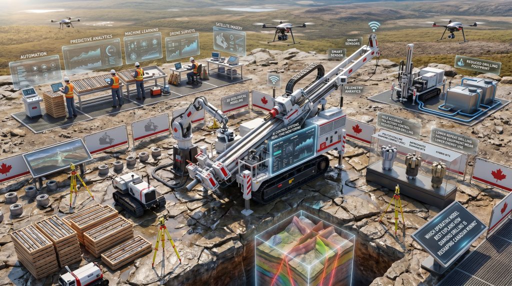 how diamond drilling is reshaping canadian mining technology