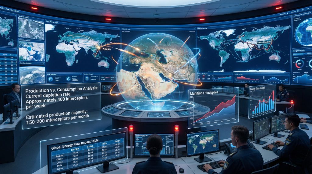 Operation Epic Fury: Command center monitoring activities.