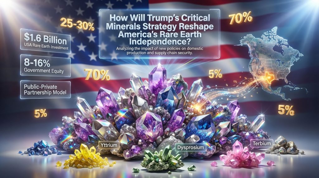 Trump administration's rare earth investment strategy.