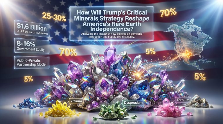 Trump administration's rare earth investment strategy.