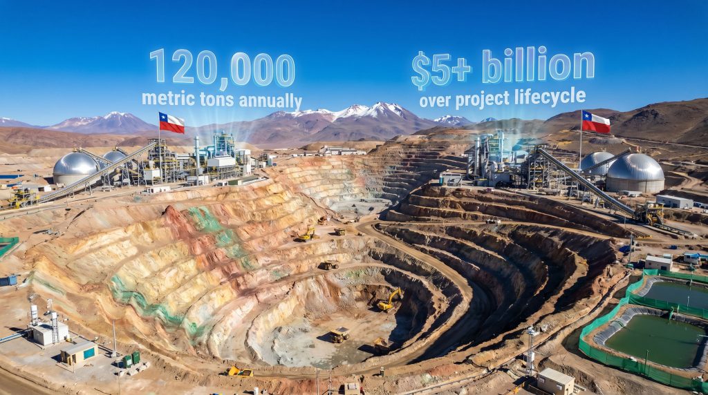 Chile copper pit receives twin environmental approvals.