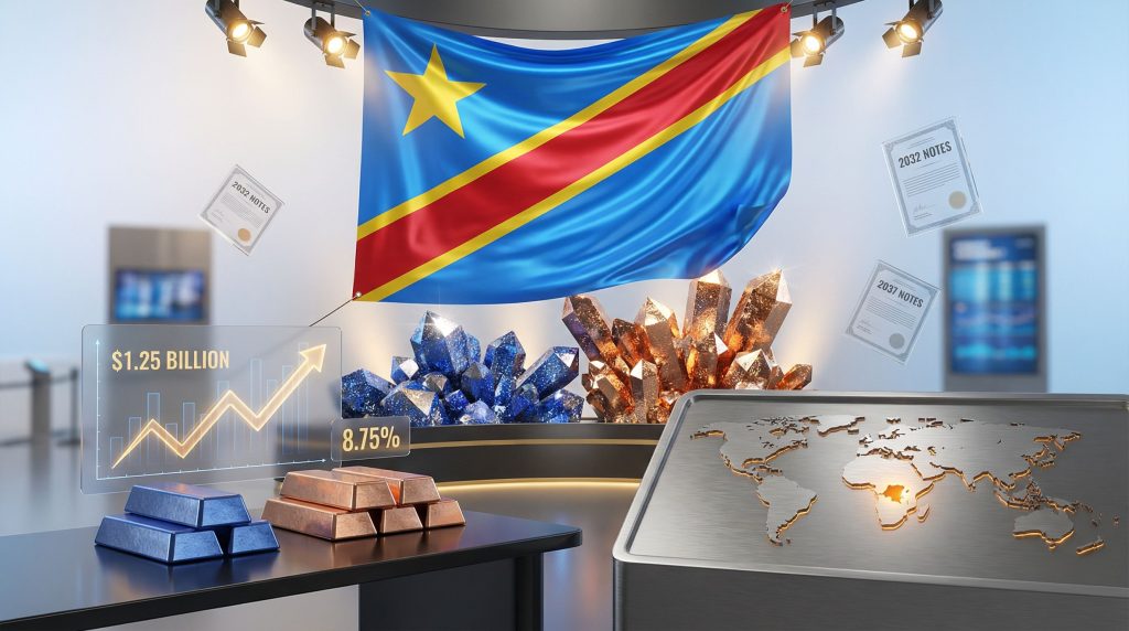Congo bond success through US minerals deal.