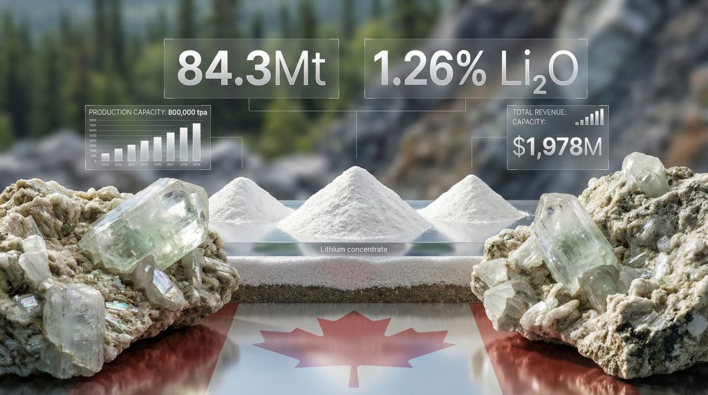 Shaakichiuwaanaan CV5 lithium project highlights production.