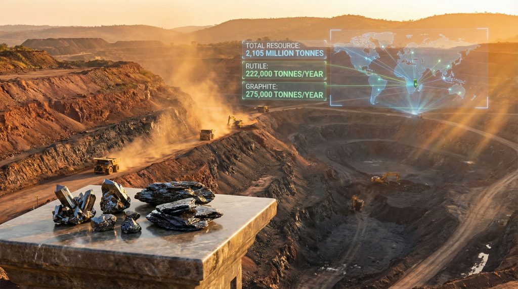 Kasiya mining project in Malawi with machinery.