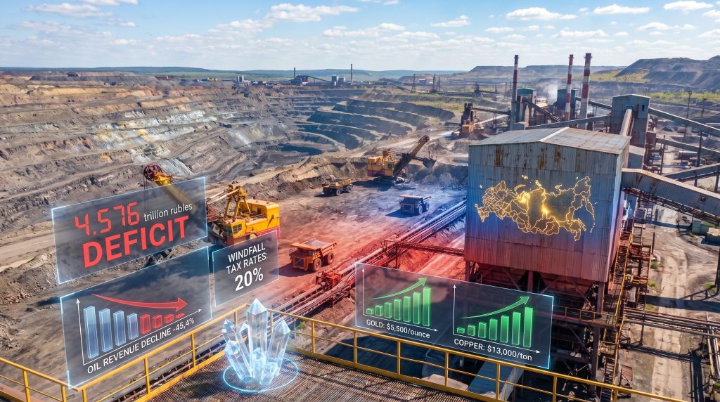 Russian mining levy proposal amid war.