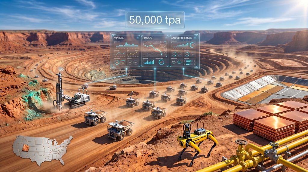 Mariana Minerals Copper One autonomous mining operations overview