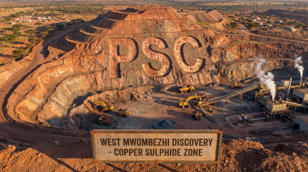 Prospect Resources Ltd-PSC-West Mwombezhi Discovery: Copper mining landscape.