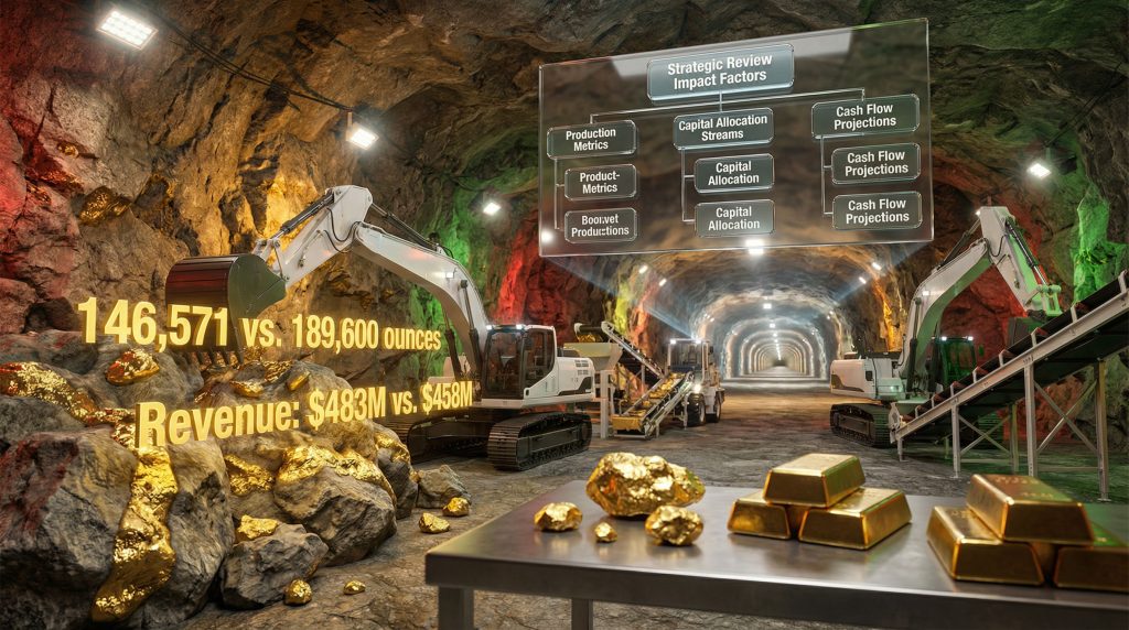 Chirano and Bibiani mines strategic review visuals.