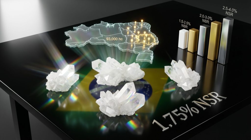 Solis Minerals lithium project visualization, Brazil.