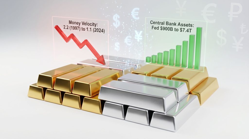 Gold stability vs fiat currency decline.