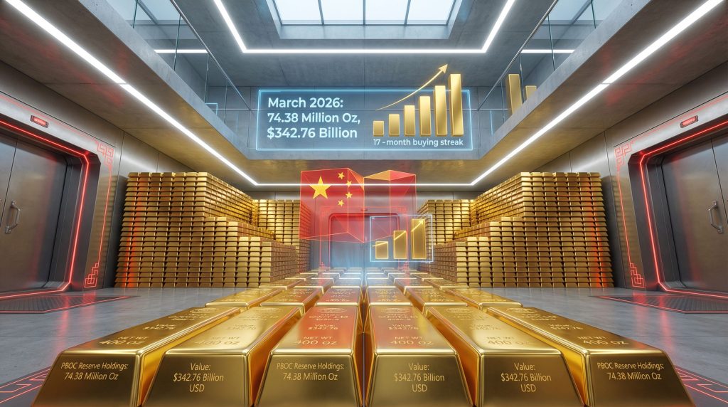 China central bank gold buying continues.