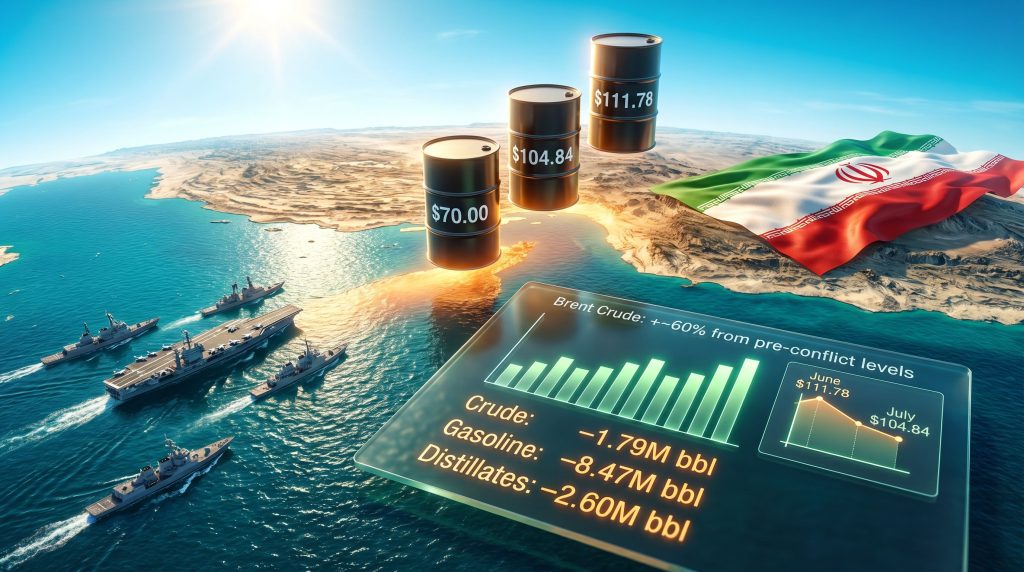 US blockade of Iranian ports oil prices surge