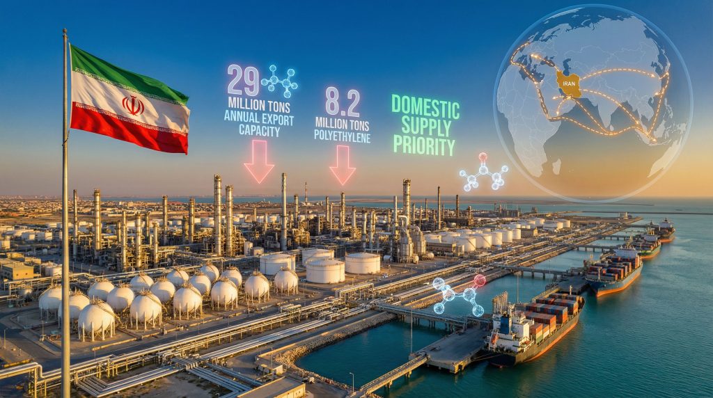 Iran Suspends Petrochemical Exports; prioritizes domestic supply.