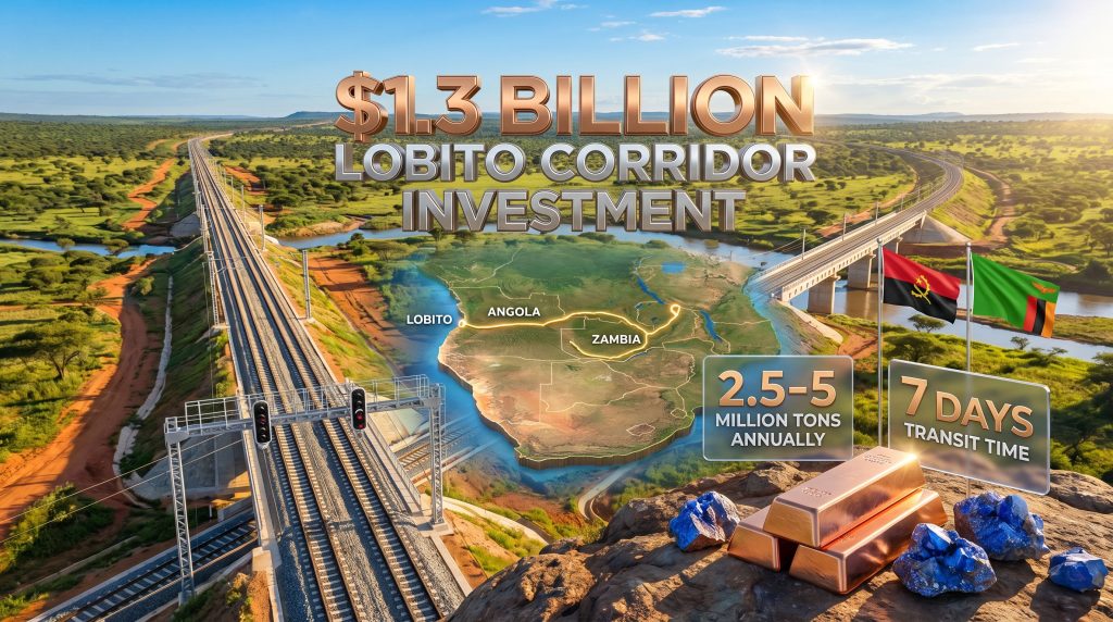 Investment in Zambia mineral rail corridor.