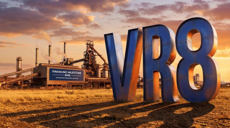 Vanadium Resources Ltd-VR8-VR8 industrial financing milestone at steel plant