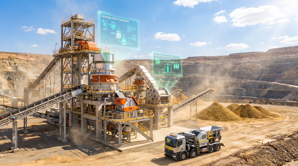 Mining operation and fire safety technologies.