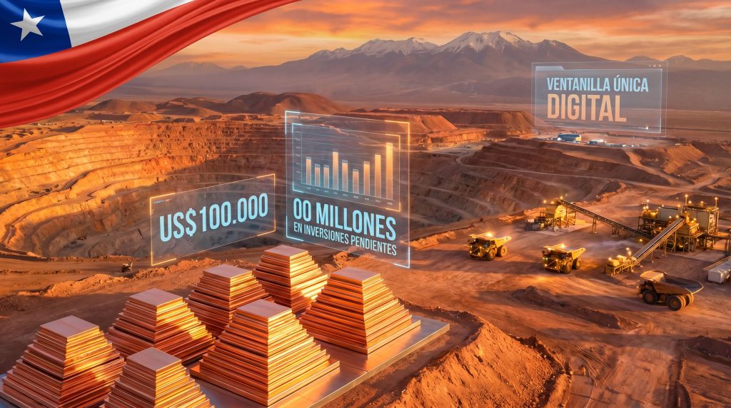 Chile acelera permisos para inversión minera.