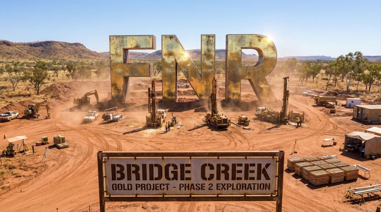 Far Northern Resources Ltd-FNR-Bridge Creek gold project under construction.