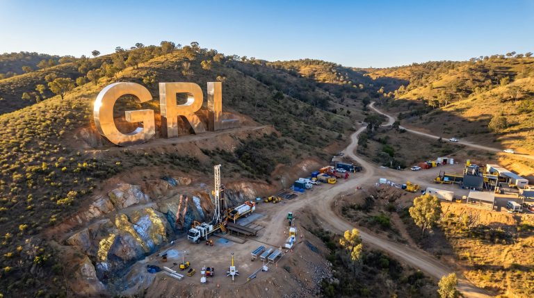 Godolphin Resources Ltd-GRL-GRL mining site in rugged landscape.
