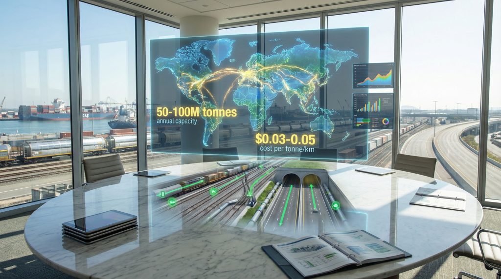 Public-private transport council discusses global logistics.