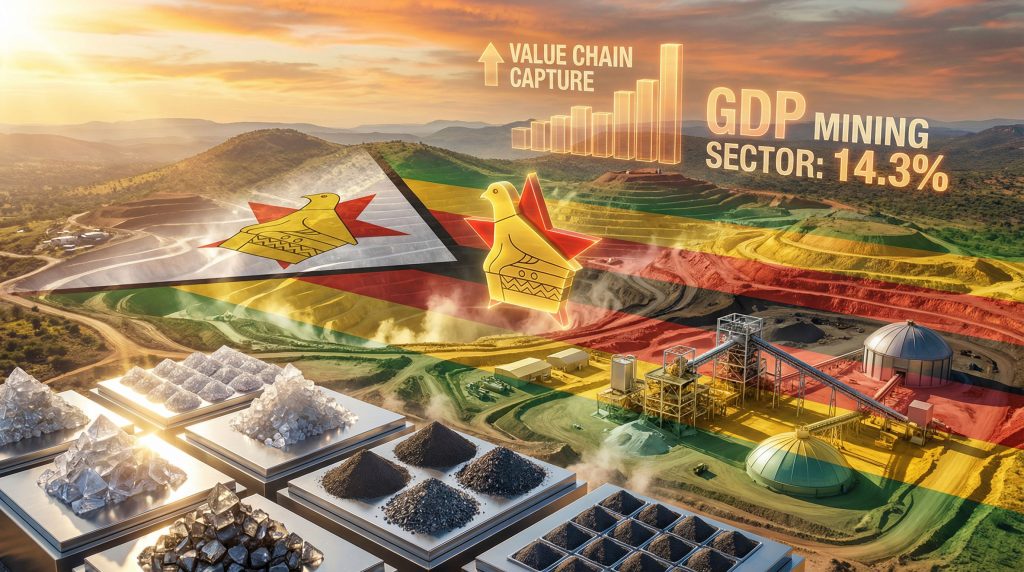 Zimbabwe critical minerals export bans visualized.