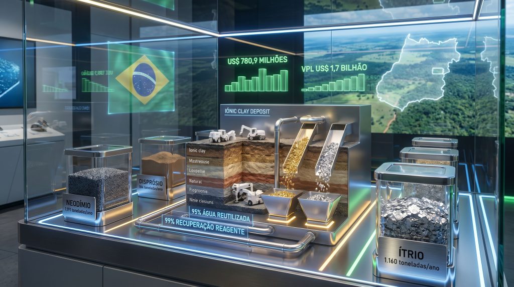 Investimentos em terras raras, projeto Carina.