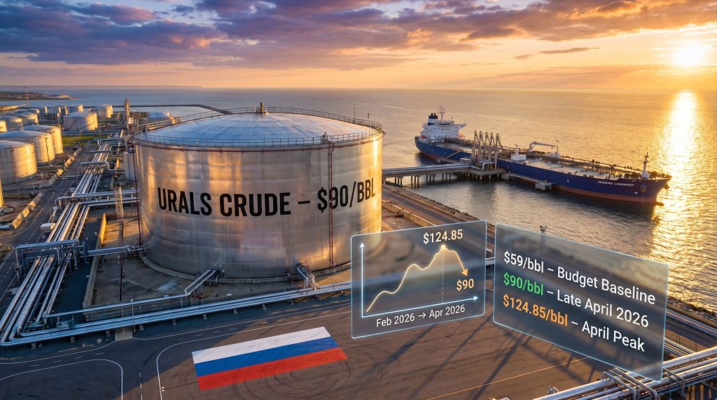 Urals crude prices below $100 per barrel port scene