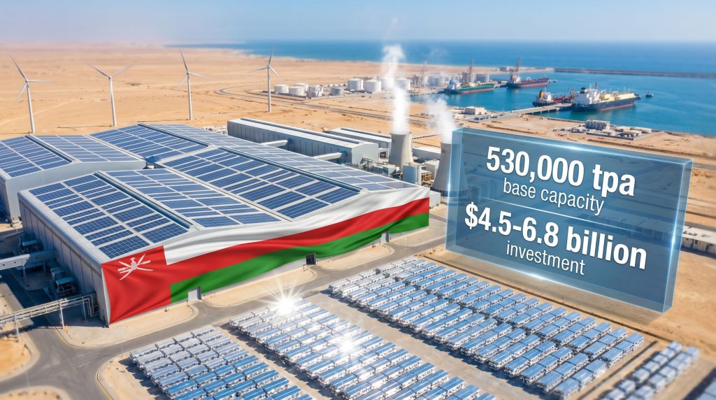 Green aluminium expansion project in Duqm.