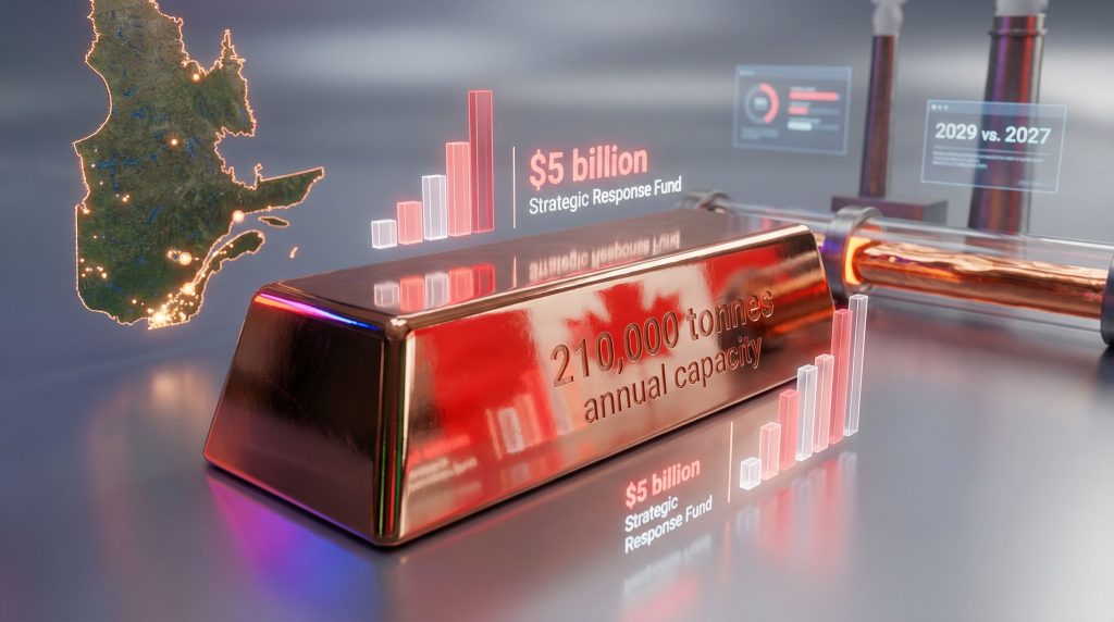 Glencore seeks Canada funding for copper smelter expansion.
