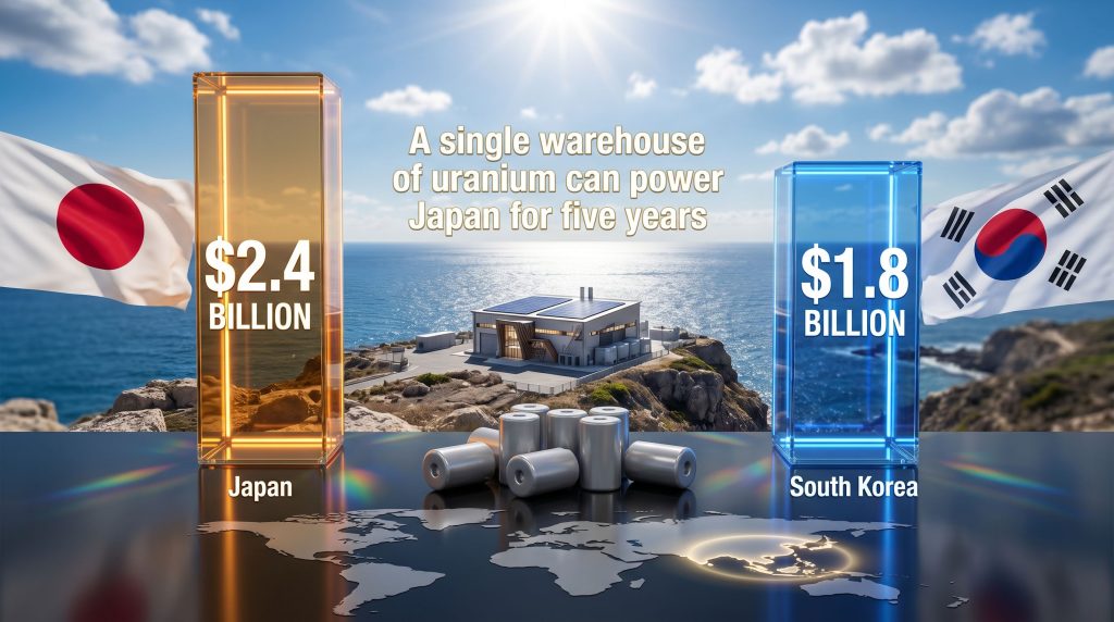 uranium energy security in Japan and Korea comparison