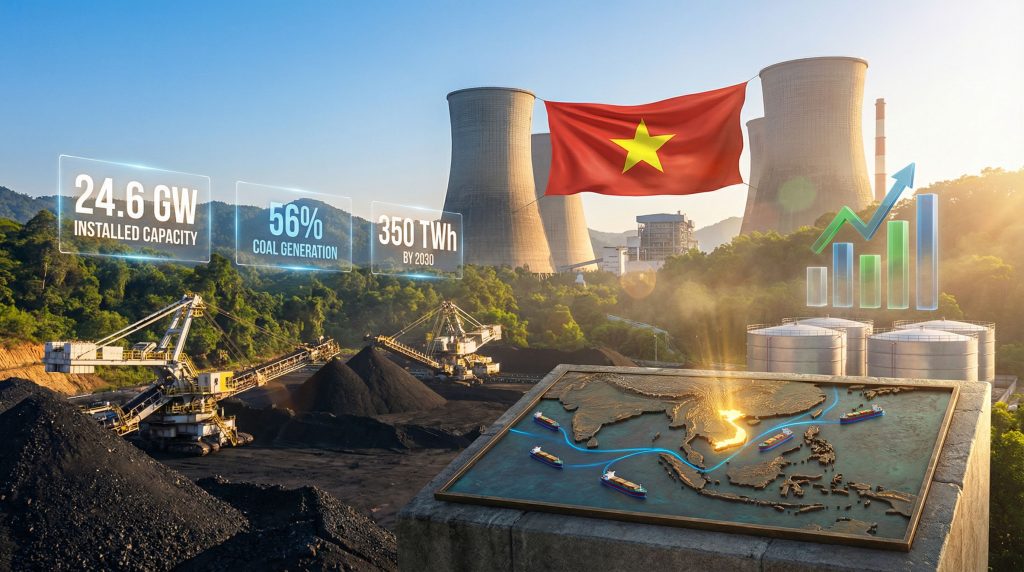 Vietnam coal power reliance amidst war.