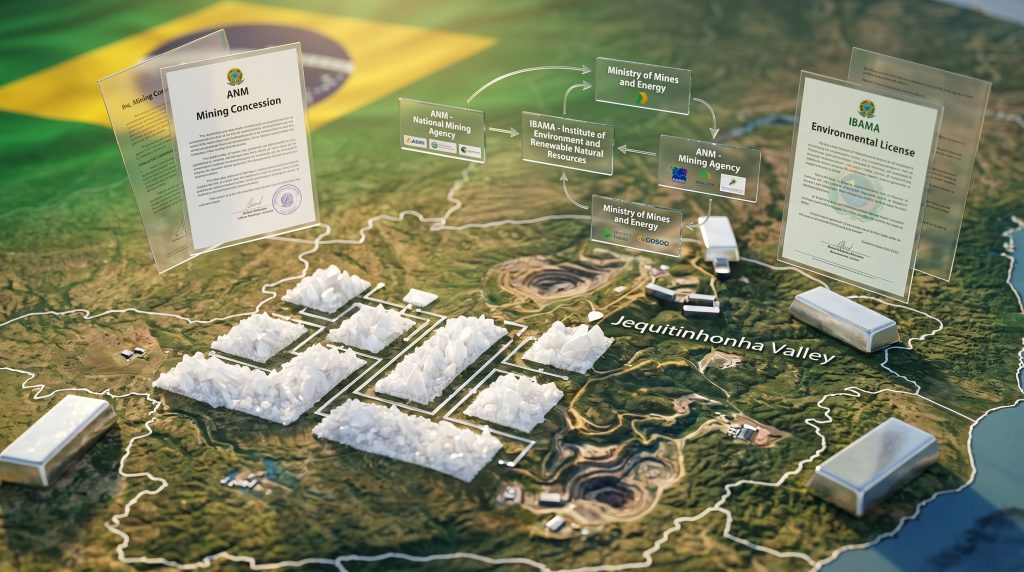 Lithium mining regulations in Jequitinhonha Valley.