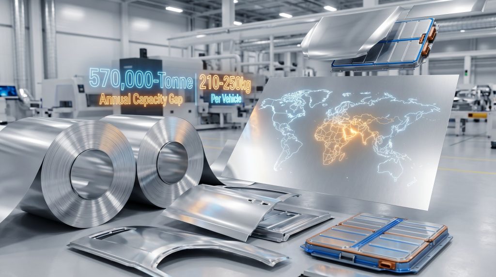 Aluminium automotive supply chain challenges visualized.