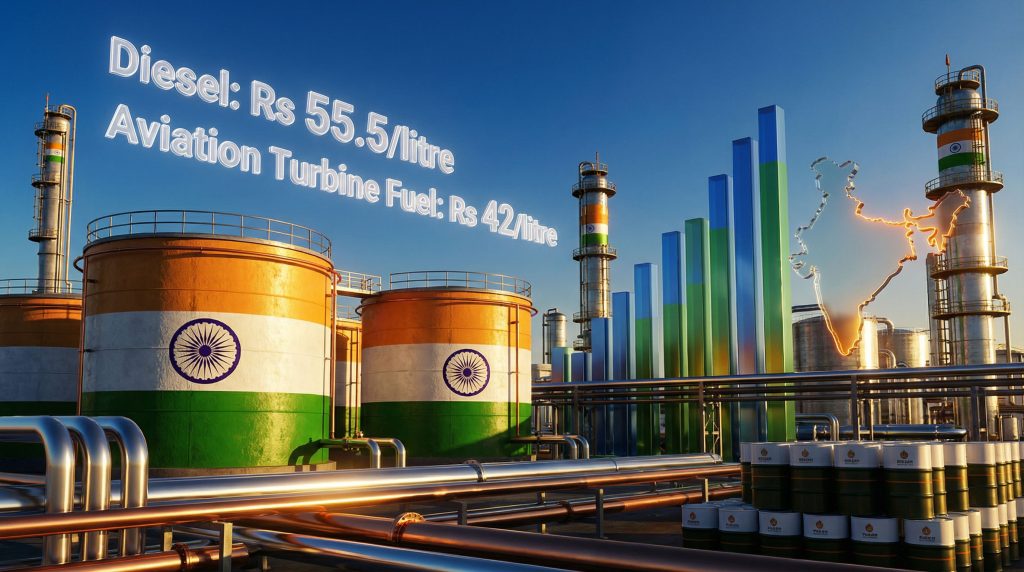 India raises export duties on fuels.