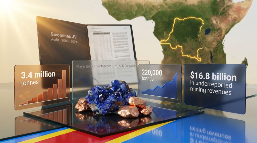 DRC mining joint venture audit findings graphic