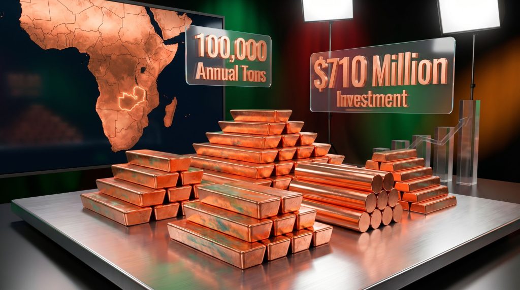 Zambia’s Luanshya copper mine restart investment.