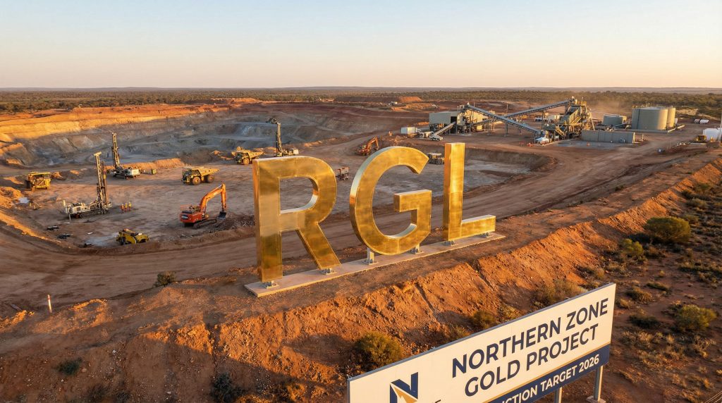 Riversgold Ltd-RGL-Northern Zone Gold Project excavation site.