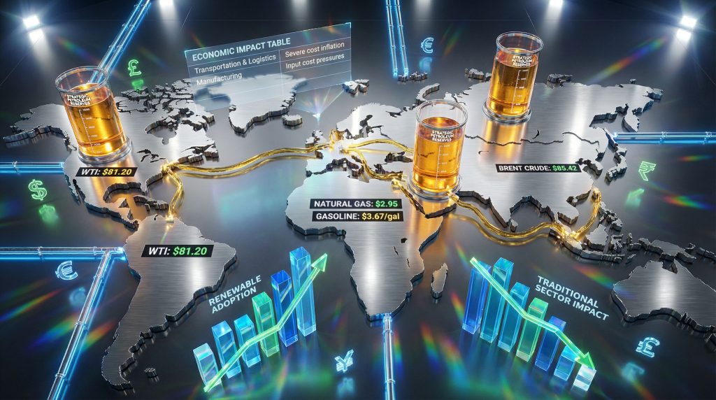 Global fuel shortage impact on economy.