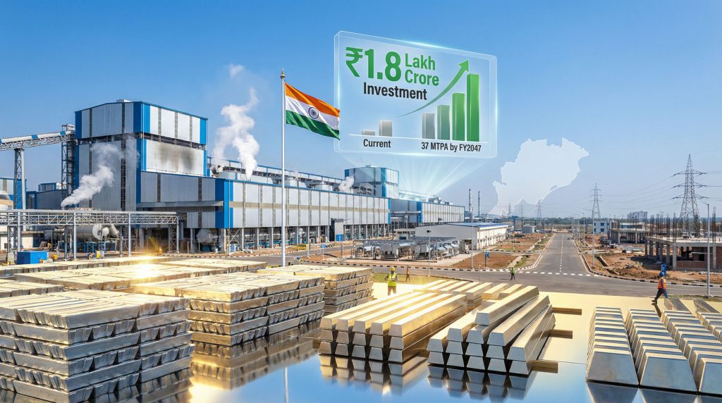 Vedanta Aluminium plant investment in Odisha.
