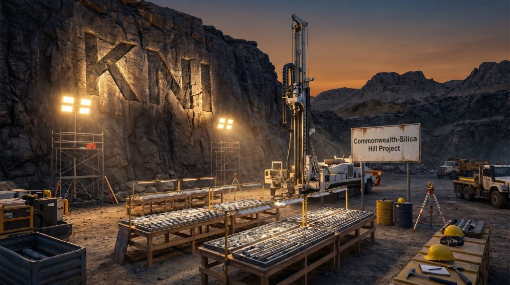 Kuniko Ltd-KNI-Mining exploration at Commonwealth-Silica Hill Project.