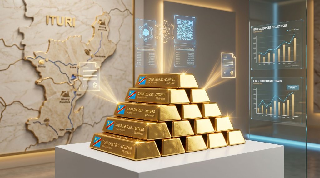 PeaceGold Congolese gold exports certified.