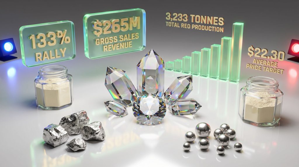 Lynas Rare Earths shares performance and metrics.